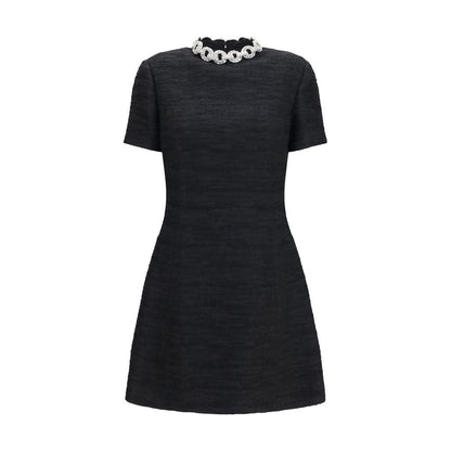 Vestido de cóctel Valentino Garavani negro de algodón