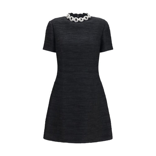 Vestido de cóctel Valentino Garavani negro de algodón
