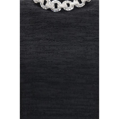 Vestido de cóctel Valentino Garavani negro de algodón