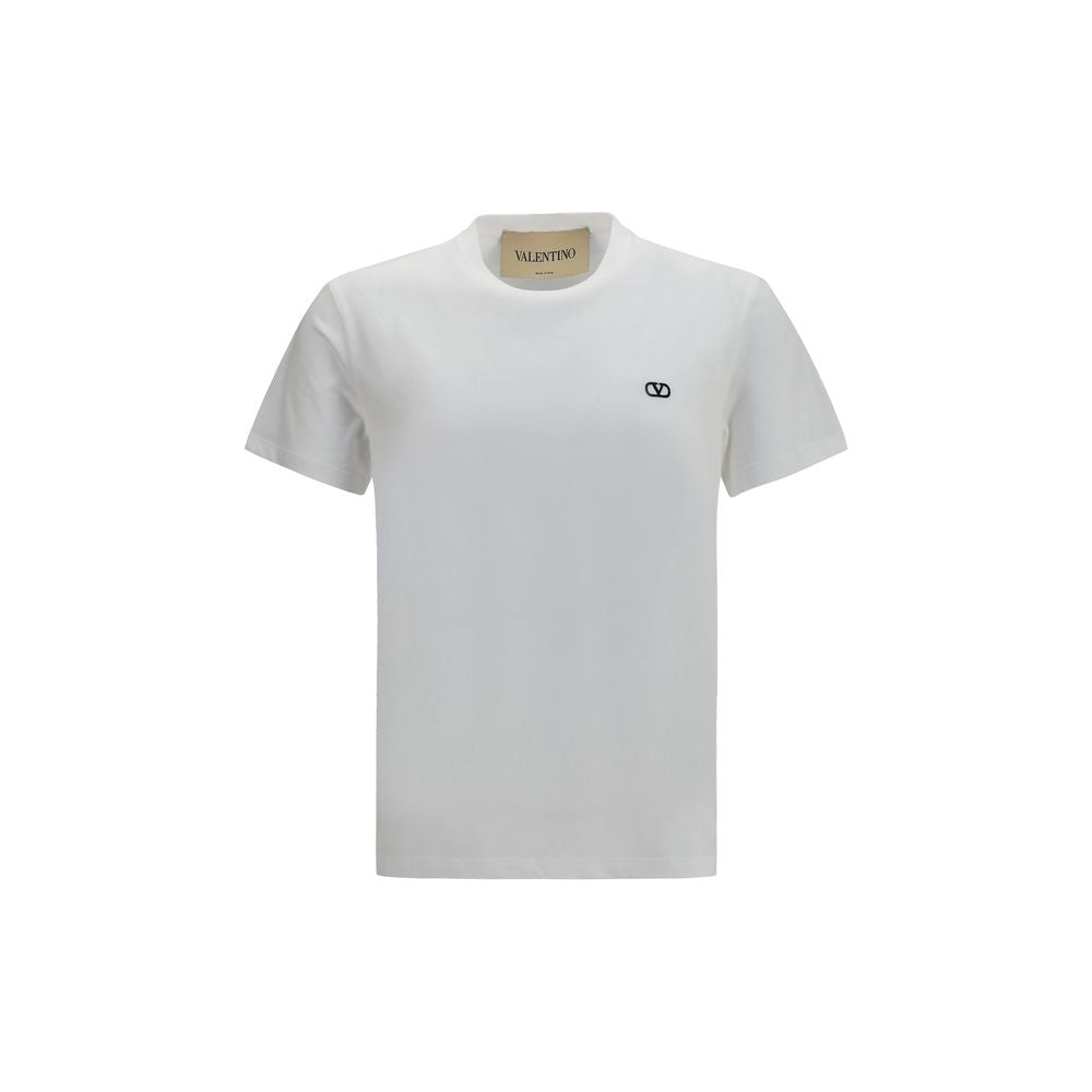 Camiseta de algodón blanca de Valentino Garavani