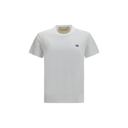 Camiseta de algodón blanca de Valentino Garavani