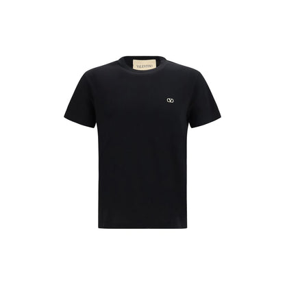 T-shirt en coton noir Valentino Garavani