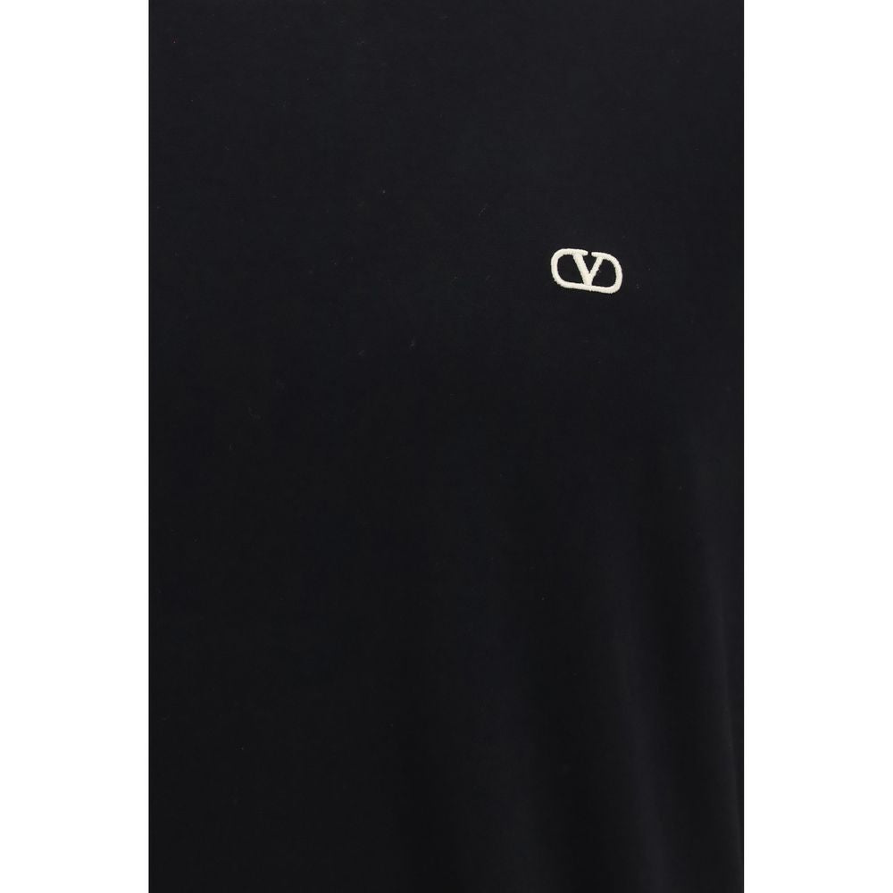 T-shirt en coton noir Valentino Garavani