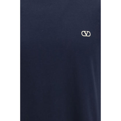 T-shirt Valentino Garavani Coton Bleu Confortable