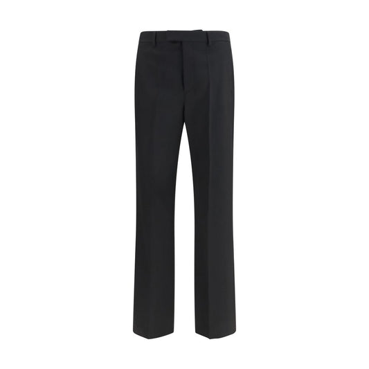Pantalones de vestir Valentino Garavani de lana negra Oves Aries