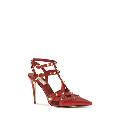 Valentino Garavani Red Goat Leather High Heel Pumps