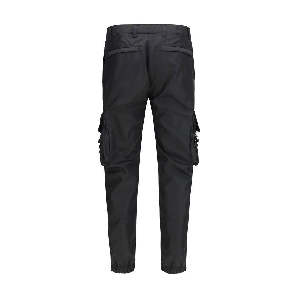 Pantalones deportivos Prada negros de poliamida