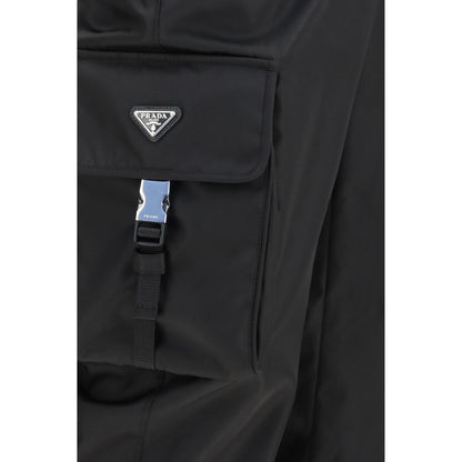 Pantalones deportivos Prada negros de poliamida