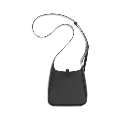 Bolso de hombro Tory Burch Bos Taurus de piel de becerro negra