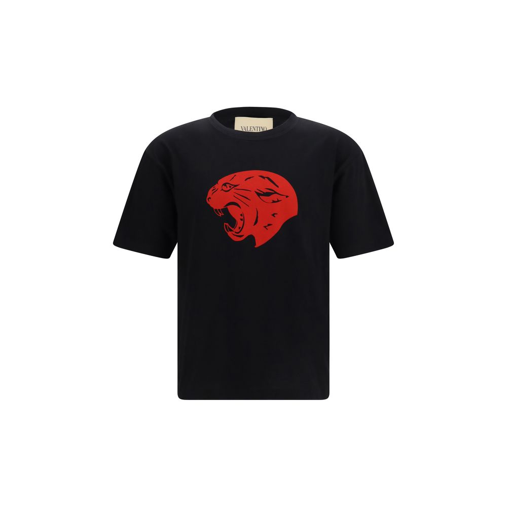 T-shirt en coton noir Valentino Garavani