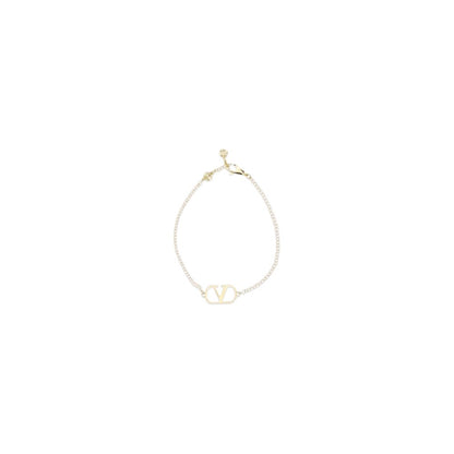 Valentino Garavani VLogo Signature Gold Metal Bracelet