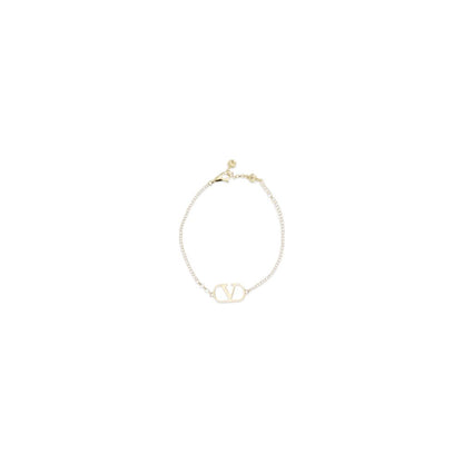 Valentino Garavani VLogo Signature Gold Metal Bracelet
