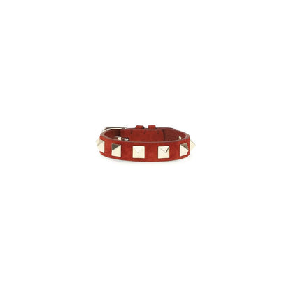 Valentino Garavani Red Calfskin Bracelet