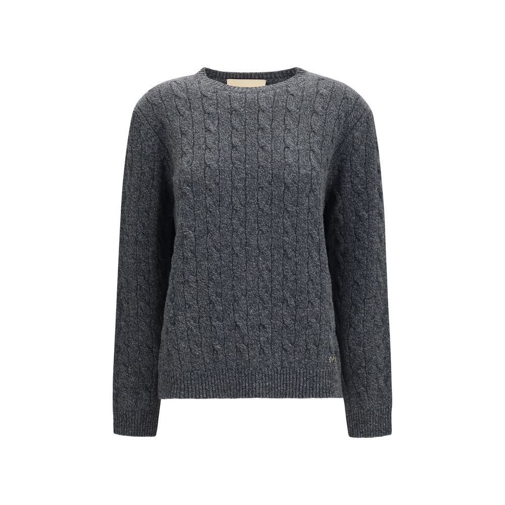 Sudadera Valentino Garavani de Lana Gris Oves Aries
