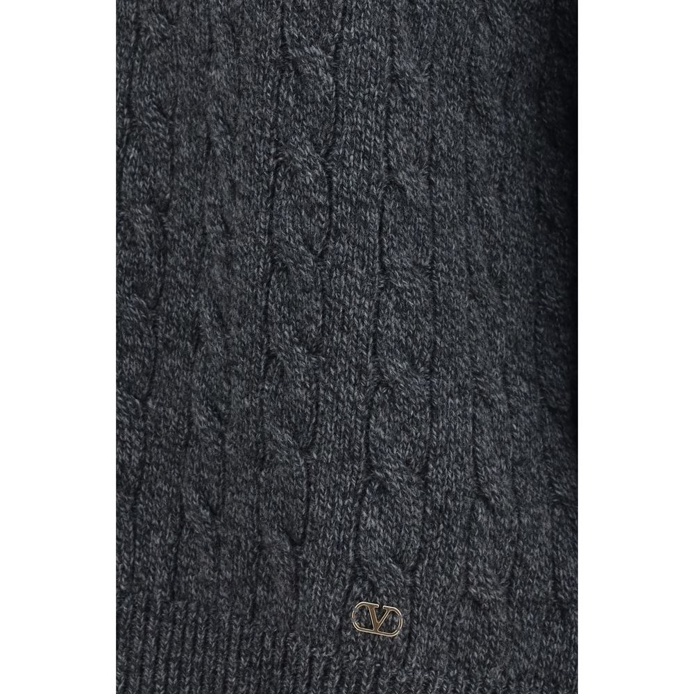 Sudadera Valentino Garavani de Lana Gris Oves Aries