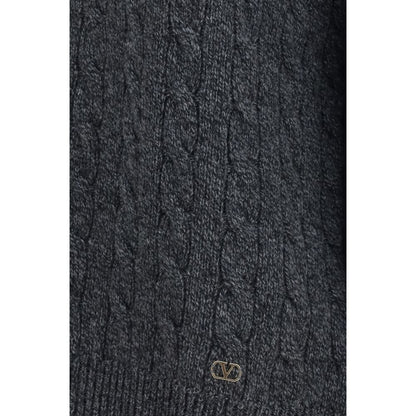 Sudadera Valentino Garavani de Lana Gris Oves Aries