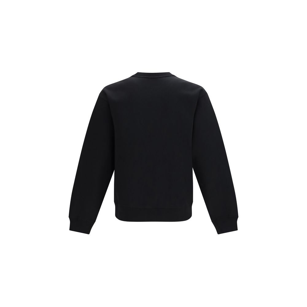 Valentino Garavani Sweat-shirt en Coton Noir - Silhouette Essentielle