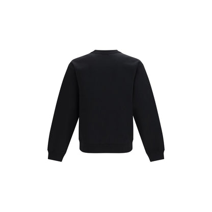 Valentino Garavani Sweat-shirt en Coton Noir - Silhouette Essentielle