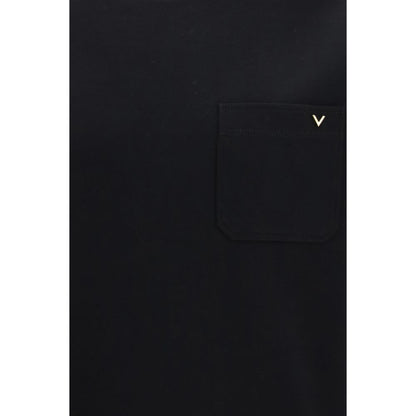 Valentino Garavani Sweat-shirt en Coton Noir - Silhouette Essentielle