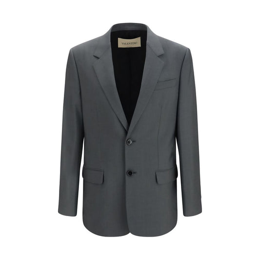 Chaqueta Valentino Garavani de Lana Gris Oves Aries