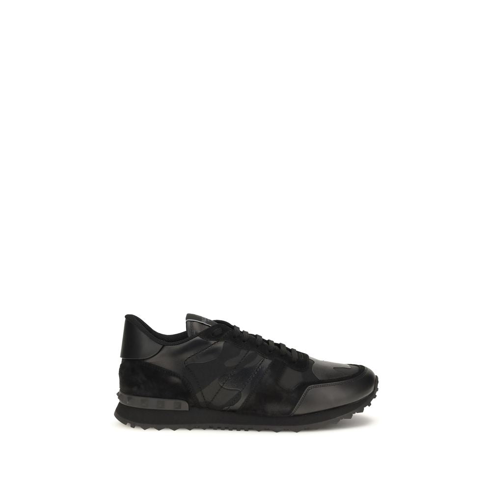 Valentino Garavani Black Polyester Sneakers