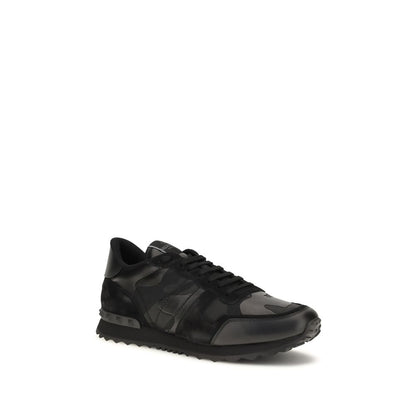 Valentino Garavani Black Polyester Sneakers