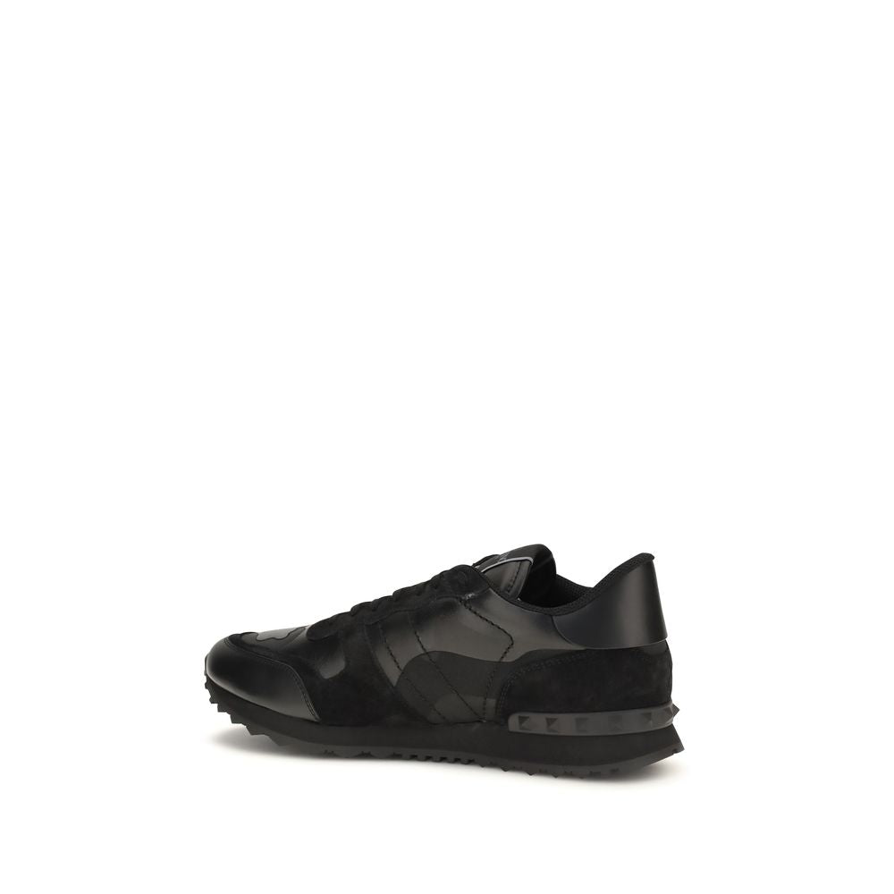 Valentino Garavani Black Polyester Sneakers