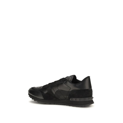 Valentino Garavani Black Polyester Sneakers