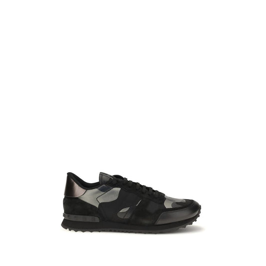 Valentino Garavani Black Polyamide Sneakers