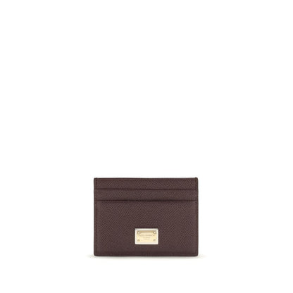 Cartera Dolce & Gabbana de piel de becerro marrón Bos Taurus