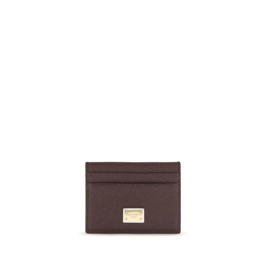 Cartera Dolce & Gabbana de piel de becerro marrón Bos Taurus