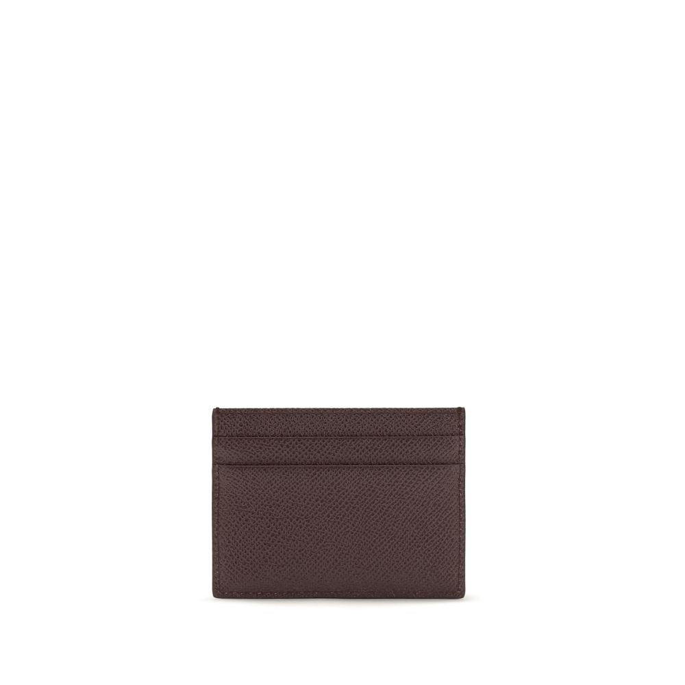 Cartera Dolce & Gabbana de piel de becerro marrón Bos Taurus