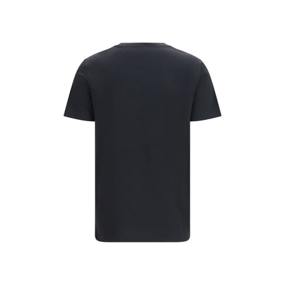 Balmain Black Cotton T-Shirt with Timeless Minimalist Design