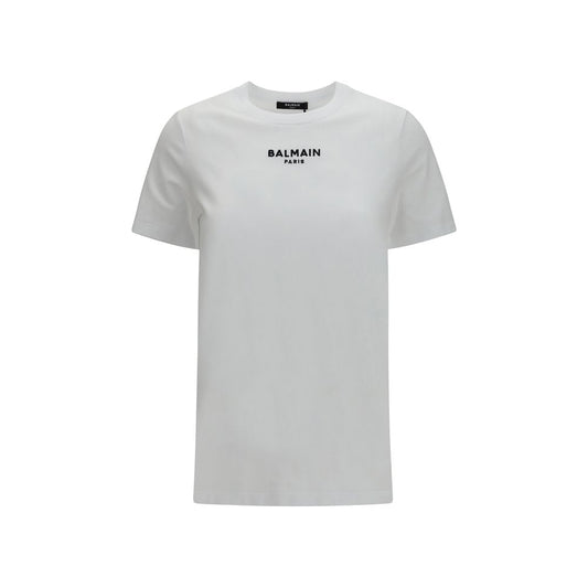 Camiseta Balmain de Algodón Blanco