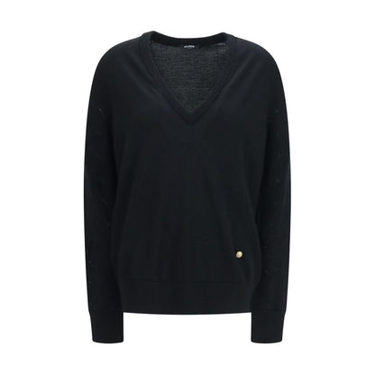 Sudadera Balmain de lana negra Oversized Aries
