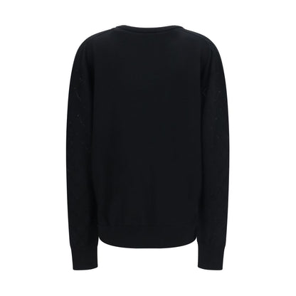 Sudadera Balmain de lana negra Oversized Aries