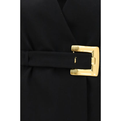 Blazer de lana negra Balmain Oves Aries