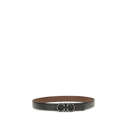 Ceinture Ferragamo Regular en Cuir de Veau Bleu Bos Taurus