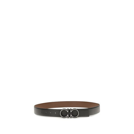 Cinturón Regular Ferragamo de Piel de Becerro Azul Bos Taurus