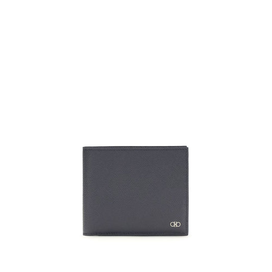 Cartera Ferragamo de piel de becerro azul Bos Taurus