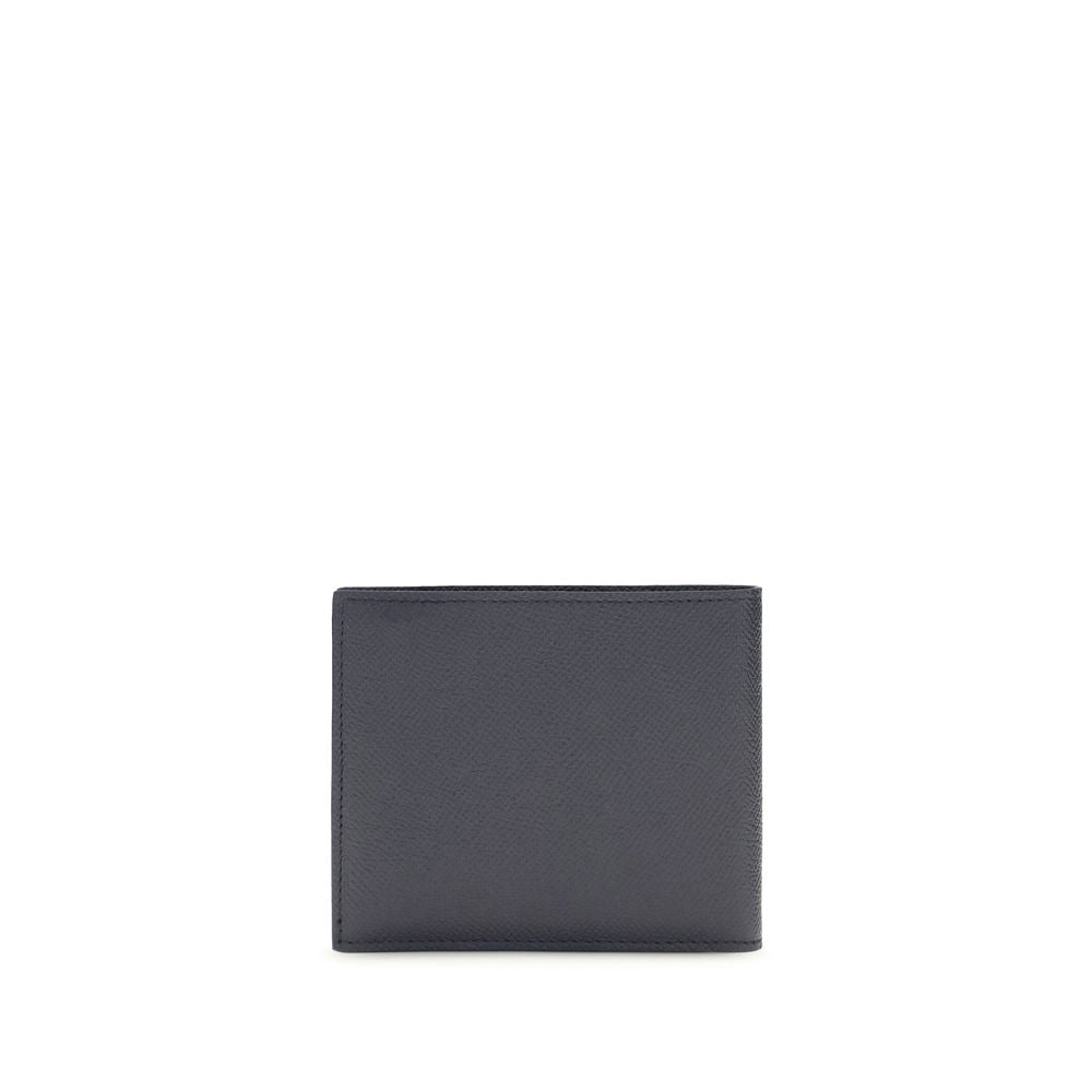 Cartera Ferragamo de piel de becerro azul Bos Taurus