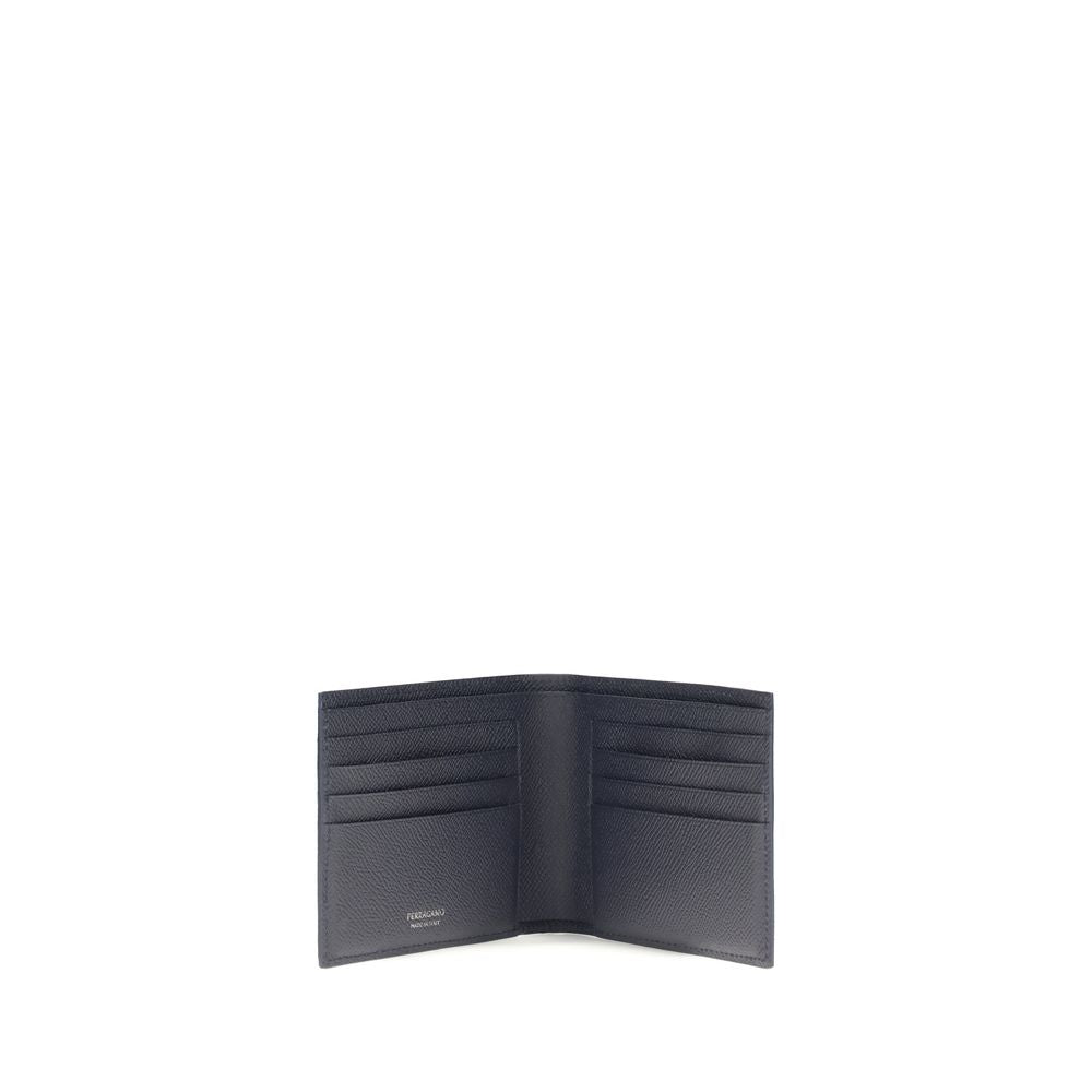 Cartera Ferragamo de piel de becerro azul Bos Taurus