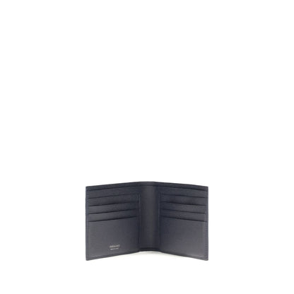 Cartera Ferragamo de piel de becerro azul Bos Taurus