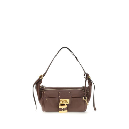 Bolso de hombro Chloé de piel de becerro marrón Bos Taurus