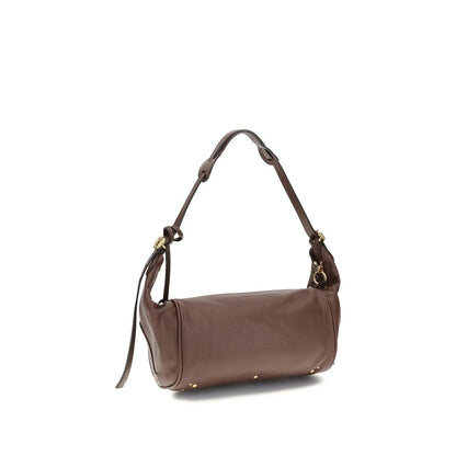 Bolso de hombro Chloé de piel de becerro marrón Bos Taurus