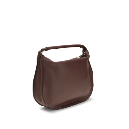 Bolso de hombro Chloé de piel de becerro marrón Bos Taurus