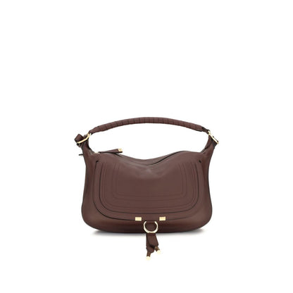Bolso de hombro Chloé de piel de becerro Burdeos Bos Taurus