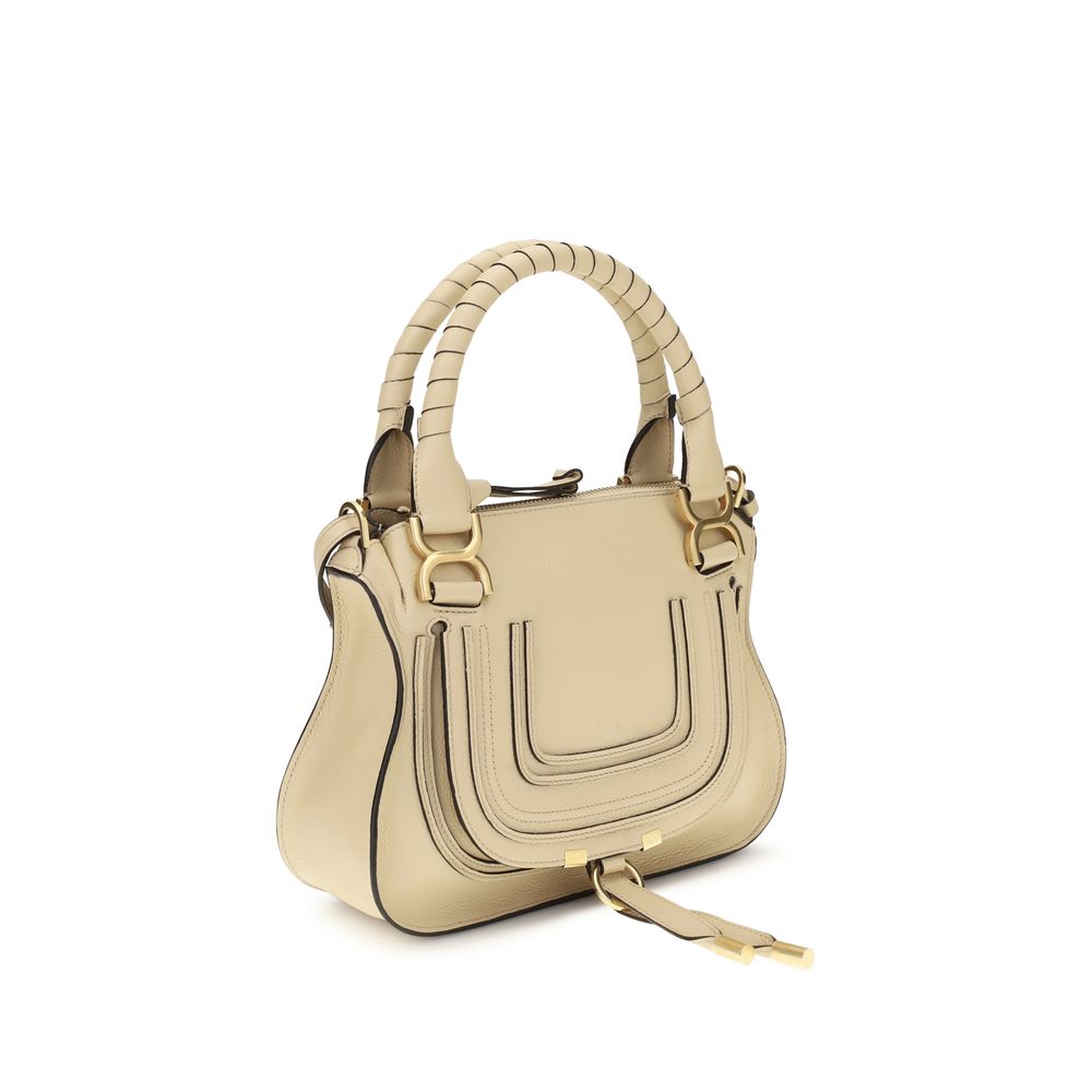 Bolso de mano Chloé de piel de becerro beige Bos Taurus