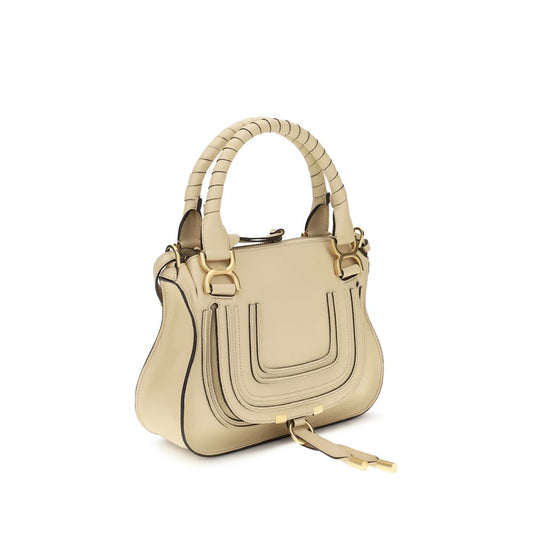 Bolso de mano Chloé de piel de becerro beige Bos Taurus