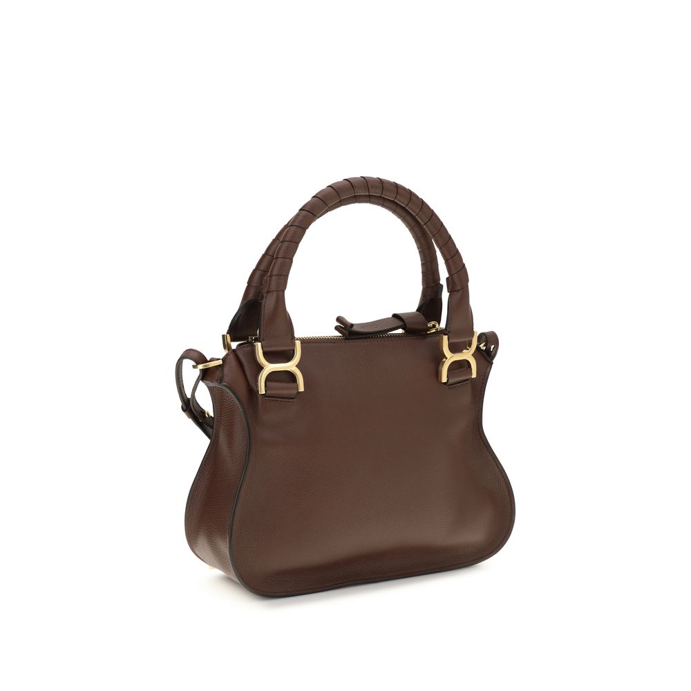 Bolso de mano Chloé de piel de becerro marrón Bos Taurus
